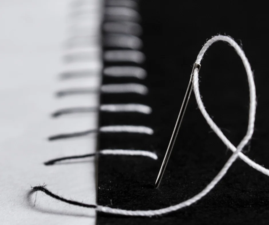 Detailed craftsmanship and high-quality stitching on Atire professional apparel